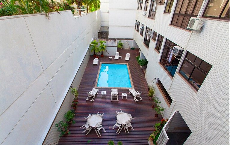 Leblon 1 quarto - vista mar