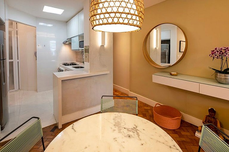 Modern 2BD apt 5m beach leblon