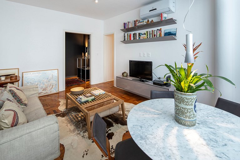 Riou055 Moderno apt 2Q Copacabana Proximo a Praia